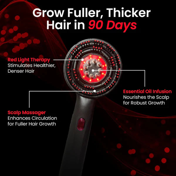 Revivra™ Red Light Therapy Root Repair Brush | For Long Hair