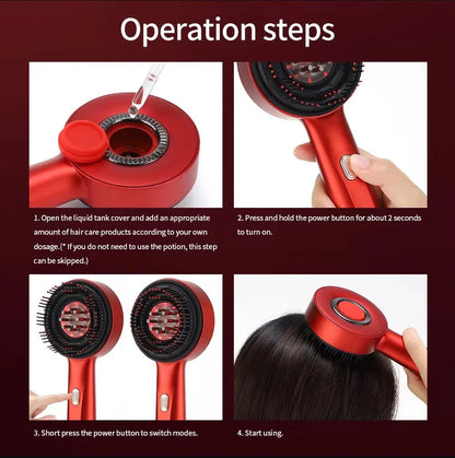 Revivra™ Red Light Therapy Root Repair Brush | For Long Hair