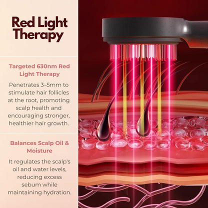 Revivra™ Red Light Therapy Root Repair Brush | For Long Hair