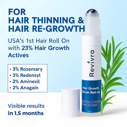 Revivra™ Advanced Hair Growth Roll-On Serum
